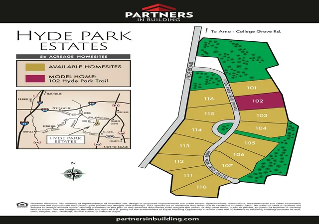 1st image of 104 Hyde Park Trail, College Grove, TN 37046 | MLS# 3261051