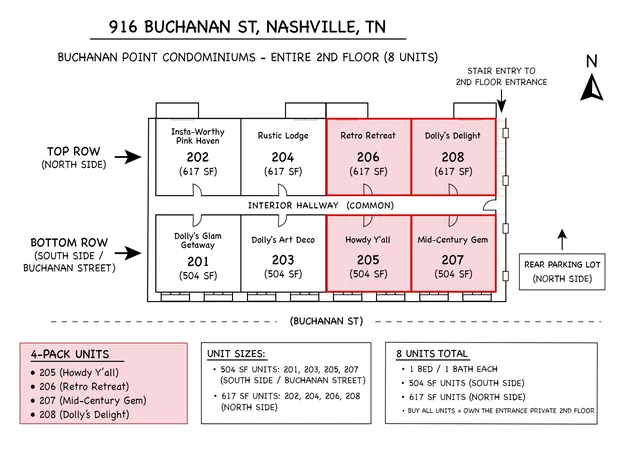 3rd image of 916 Buchanan St #205, 206, 207, 208, Nashville, TN 37208 | MLS# 3272411