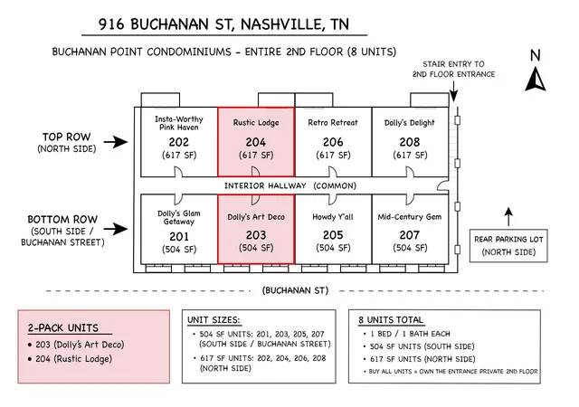 3rd image of 916 Buchanan St #204, 203, Nashville, TN 37208 | MLS# 3272414