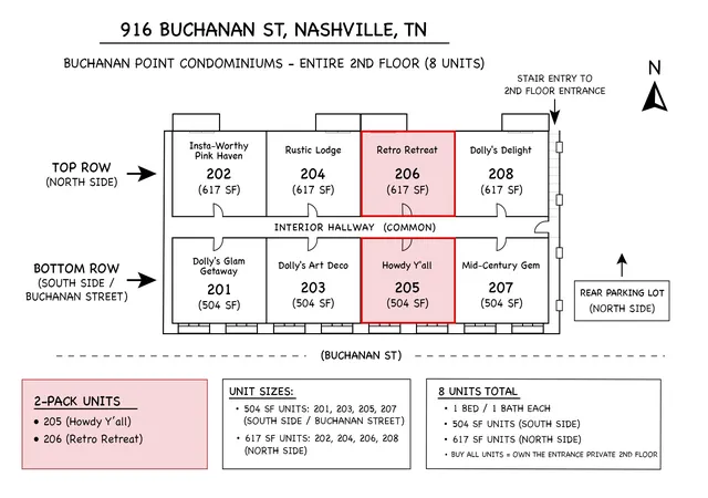 Photo 3 of Condo for sale at 916 Buchanan St #206, 205, Nashville, TN 37208 | MLS# 3272412 | Listing updated on 2026-09-07