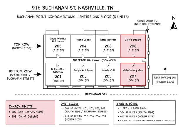 Photo 3 of Condo for sale at 916 Buchanan St #208, 207, Nashville, TN 37208 | MLS# 3272416 | Listing updated on 2026-08-20