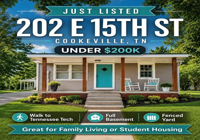 1st image of 202 15th St E, Cookeville, TN 38501 | MLS# 3301834