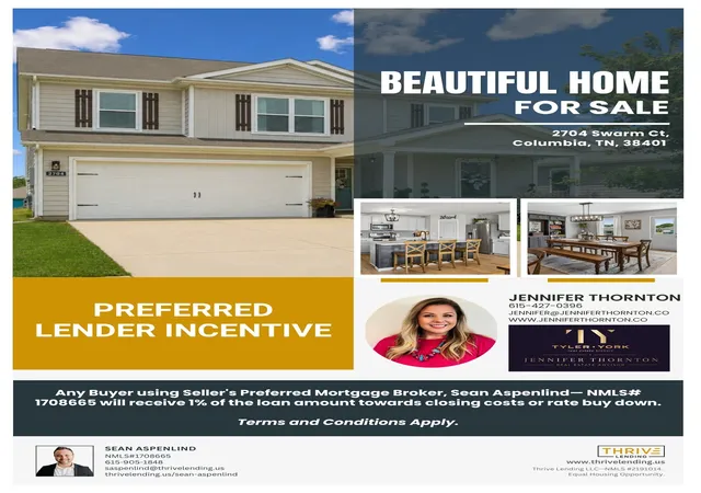 Photo 64 of Single family home for sale at 2704 Swarm Ct, Columbia, TN 38401 | MLS# 3305847 | Listing updated on 2026-09-03