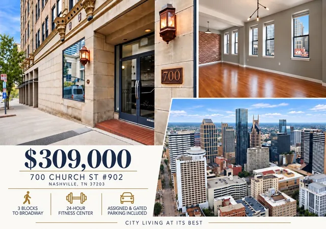 Photo 1 of Condo for sale at 700 Church St #902, Nashville, TN 37203 | MLS# 3512703 | Listing updated on 2026-09-27