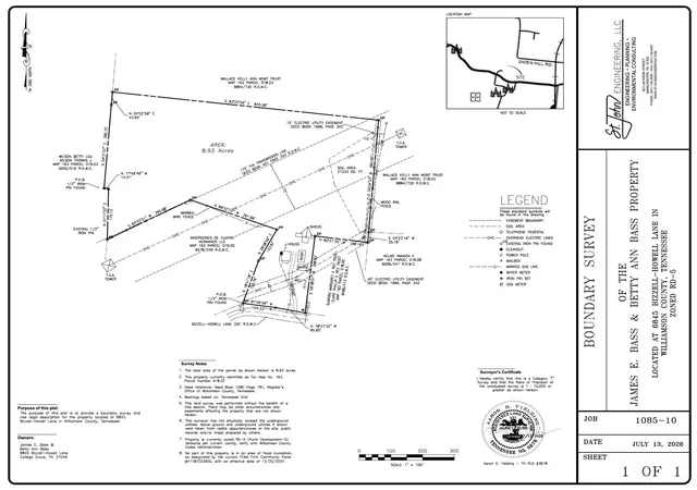 Photo 3 of Land for sale at 6845 Bizzell Howell Ln, College Grove, TN 37046 | MLS# 3314249 | Listing updated on 2026-08-29