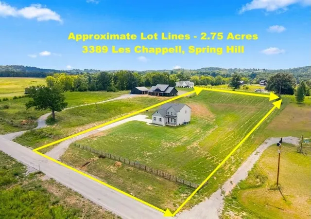 Photo 2 of Single family home for sale at 3389 Les Chappell Rd, Spring Hill, TN 37174 | MLS# 3531305 | Listing updated on 2026-10-15