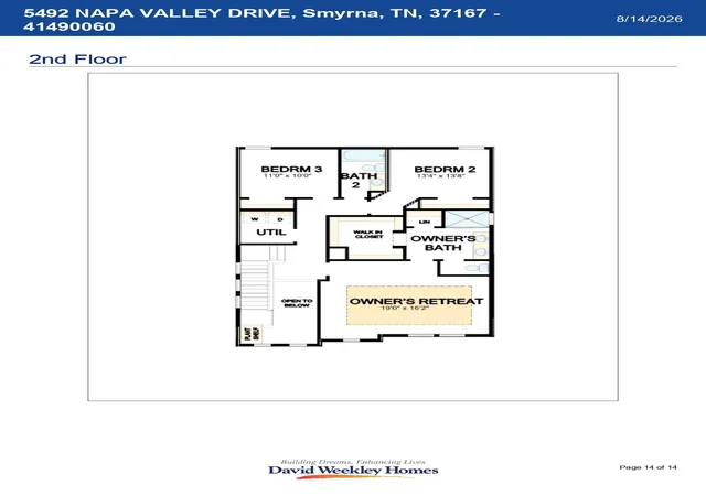 4th image of 5492 Napa Valley Dr, Smyrna, TN 37167 | MLS# 3513636