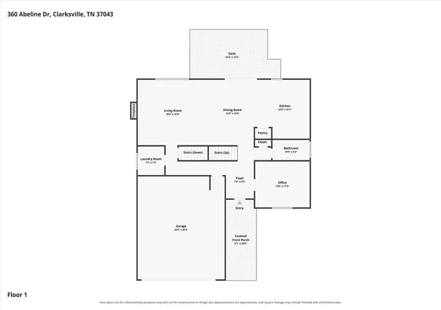 77th image of 360 Abeline Dr, Clarksville, TN 37043 | MLS# 3514499