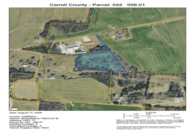 2nd image of 0 Hwy 77, Huntingdon, TN 38344 | MLS# 3518860