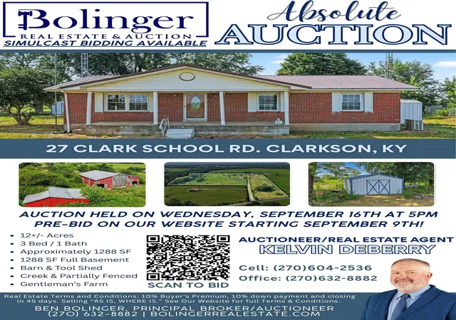 1st image of 27 Clark School Rd, Clarkson, KY 42726 | MLS# 3523685