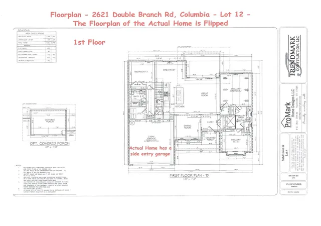 Photo 3 of Single family home for sale at 2621 Double Branch Rd, Columbia, TN 38401 | MLS# 3542802 | Listing updated on 2026-10-15
