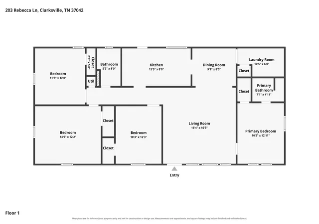 Photo 28 of Single family home for sale at 203 Rebecca Ln, Clarksville, TN 37042 | MLS# 3531473 | Listing updated on 2026-09-06