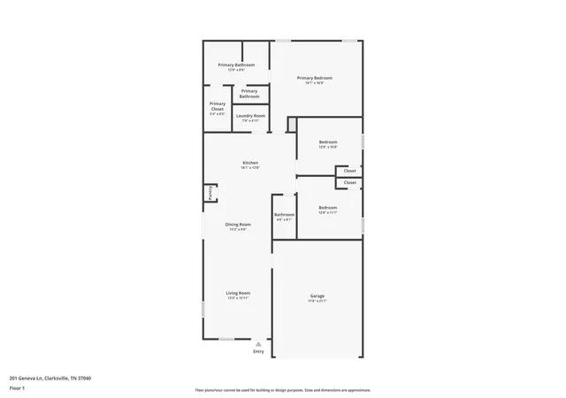 Photo 3 of Single family home for sale at 201 Geneva Ln, Clarksville, TN 37040 | MLS# 3547117 | Listing updated on 2026-09-12