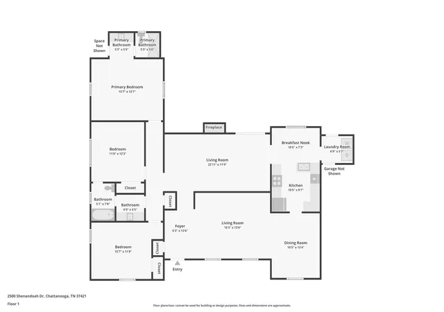 Photo 34 of Single family home for sale at 2500 Shenandoah Dr, Chattanooga, TN 37421 | MLS# 3543208 | Listing updated on 2026-09-15