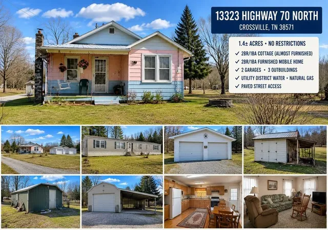 Photo 1 of Single family home for sale at 13323 Highway 70 N, Crossville, TN 38571 | MLS# 3602945 | Listing updated on 2026-09-30