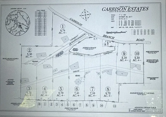 Photo 3 of Land for sale at 1843 Garrison Branch Rd, Cottontown, TN 37048 | MLS# 3597000 | Listing updated on 2026-10-04