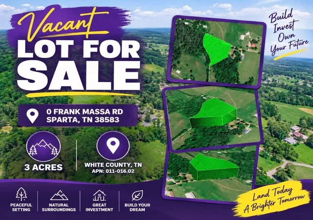 Land for sale at 0 Frank Massa Rd, Sparta, TN 38583 | MLS# 3597401