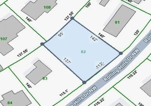 Land for sale at 82 Rolling Hills Dr NW, Cleveland, TN 37312 | MLS# 3598036