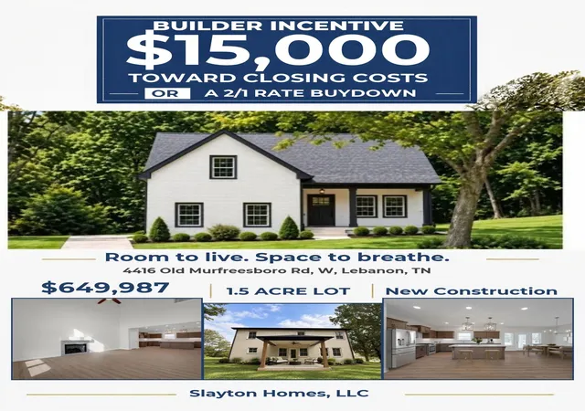 Single family home for sale at 4412 Old Murfreesboro Rd W, Lebanon, TN 37090 | MLS# 3615571