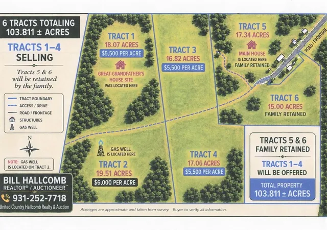 Photo 2 of Land for sale at 144 Gunter Pl Rd, Sunbright, TN 37872 | MLS# 3610688 | Listing updated on 2026-10-09
