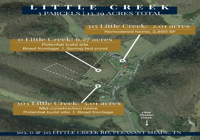Single family home for sale at 315 Little Crk Rd, Pleasant Shade, TN 37145 | MLS# 3610765