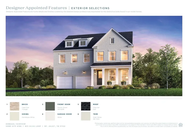 Photo 2 of Single family home for sale at 825 Silva Loop, Mount Juliet, TN 37122 | MLS# 3611187 | Listing updated on 2026-10-04