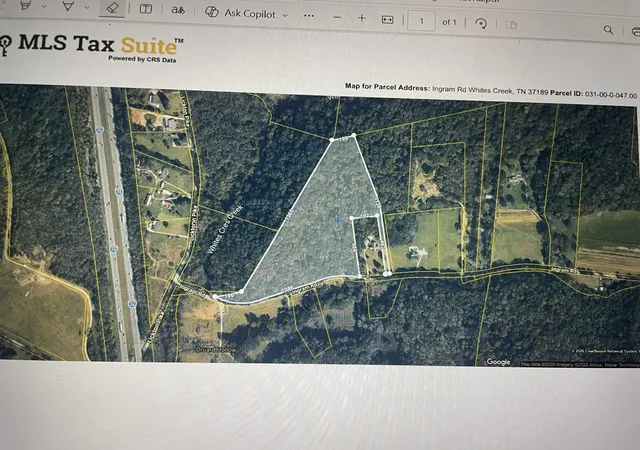 Photo 2 of Land for sale at 0 Ingram Rd, Whites Creek, TN 37189 | MLS# 3618654 | Listing updated on 2026-10-09