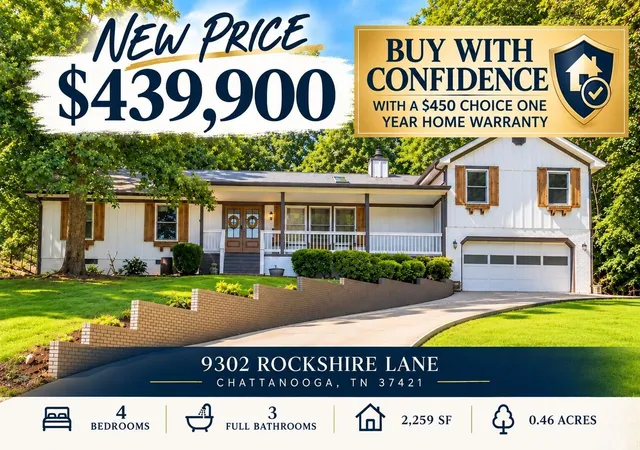 Single family home for sale at 9302 Rockshire Ln, Chattanooga, TN 37421 | MLS# 3624401