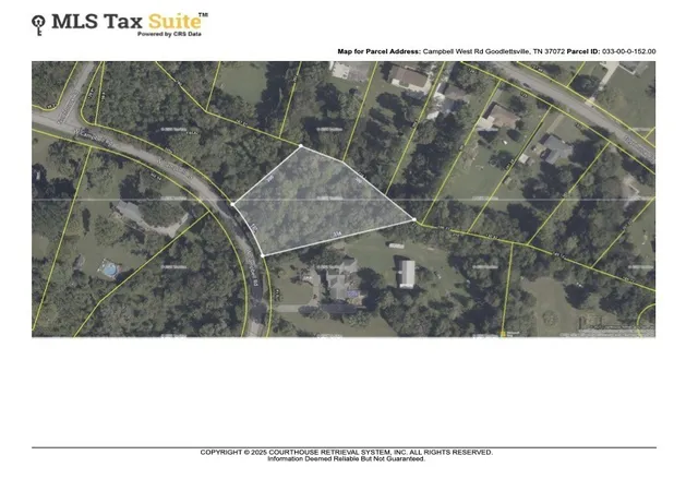 Land for sale at 0 Campbell W Rd, Goodlettsville, TN 37072 | MLS# 3628545
