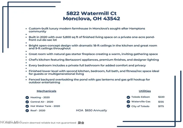71st image of 5822 Watermill Ct, Monclova, OH 43542 | MLS# 10004957