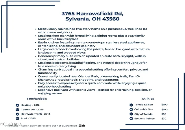 43rd image of 3765 Harrowsfield Rd, Sylvania, OH 43560 | MLS# 10010154