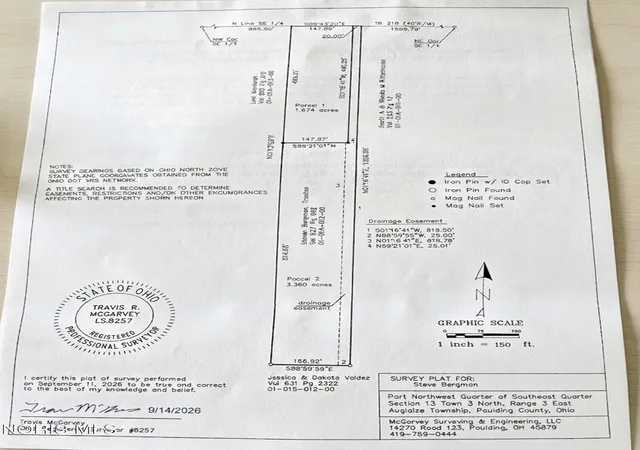 Photo 1 of Land for sale at 0 Road 218, Defiance, OH 43512 | MLS# 10014422 | Listing updated on 2026-10-07