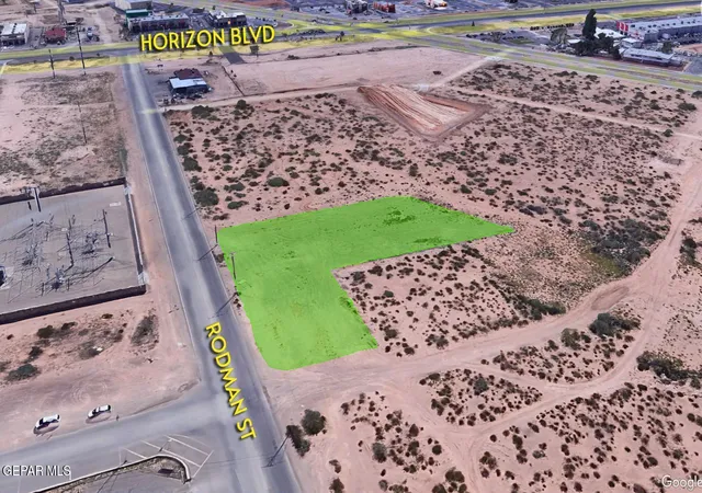 1st image of Tbd Rodman, Horizon City, TX 79928 | MLS# 926684