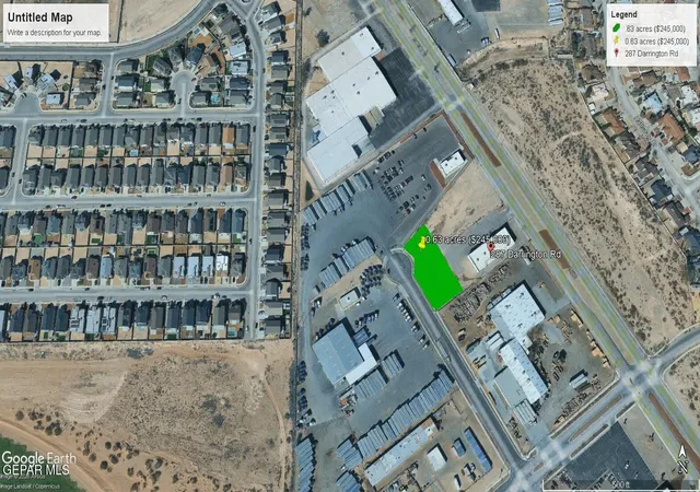 Photo 1 of Land for sale at 287 Darrington Rd, El Paso, TX 79928 | MLS# 939120 | Listing updated on 2026-04-08