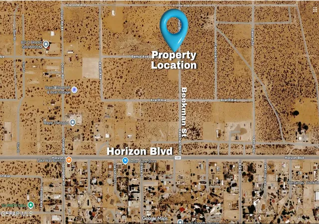 Photo 1 of Land for sale at 9 & 10 Bemus Ave, Horizon City, TX 79928 | MLS# 940744 | Listing updated on 2026-09-15