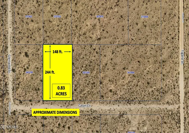 Photo 1 of Land for sale at Pn 299565 304 Horizon City #37 Lot 9, El Paso, TX 79928 | MLS# 941104 | Listing updated on 2026-03-29