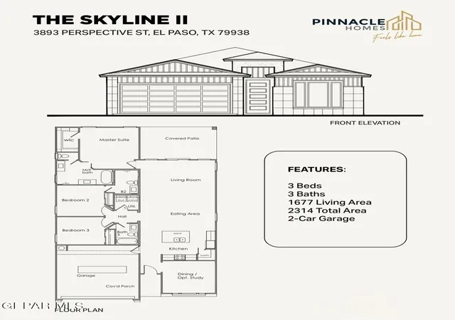 Photo 3 of Single family home for sale at 3893 Perspective St, El Paso, TX 79938 | MLS# 943284 | Listing updated on 2026-09-19