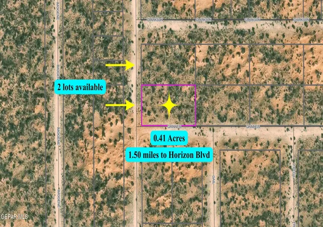 1st image of Tbd Grinnell Ave, Horizon City, TX 79928 | MLS# 944072