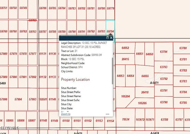 Photo 3 of Land for sale at Pn 59794 Sunset Ranches #39 Lot 31, Sierra Blanca, TX 79851 | MLS# 944324 | Listing updated on 2026-05-20