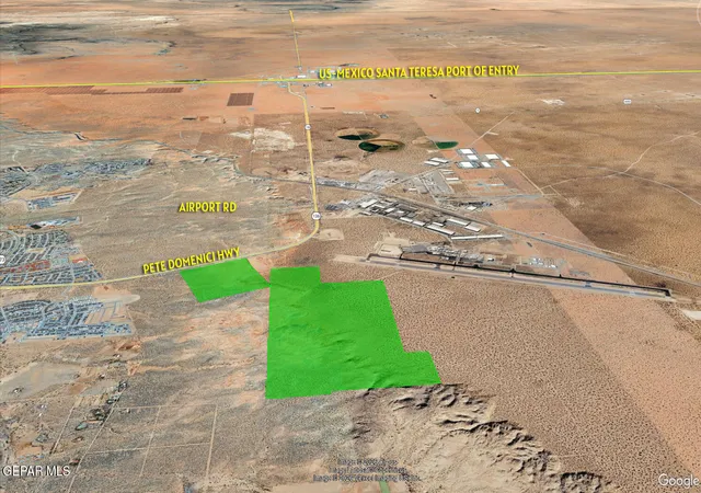 Photo 2 of Land for sale at Tbd Pete V Domenici Hwy, Santa Teresa, NM 88008 | MLS# 944351 | Listing updated on 2026-06-23