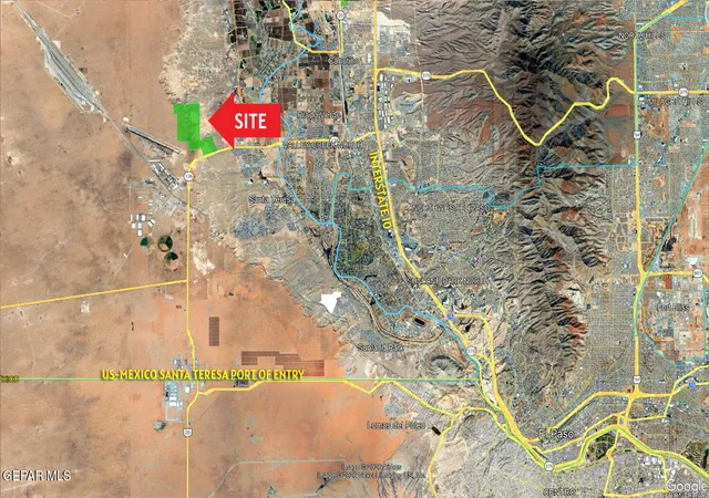 Photo 3 of Land for sale at Tbd Pete V Domenici Hwy, Santa Teresa, NM 88008 | MLS# 944351 | Listing updated on 2026-06-23