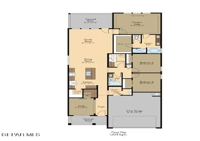 4th image of 14701 Cactus Breeze Wy, El Paso, TX 79928 | MLS# 947527