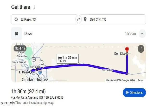 Photo 3 of Sale Pending at 68 Tsp 1 S Ec 36 Tp Golden Hills Lot 16 St, Dell City, TX 79837 | MLS# 947933 | Listing updated on 2026-10-02