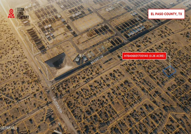 Photo 2 of Land for sale at Pn124166 Halvenia St, El Paso, TX 79938 | MLS# 948844 | Listing updated on 2026-08-05