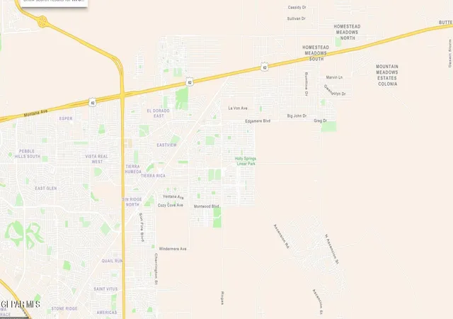 Photo 1 of Land for sale at Tbd Bay Point, El Paso, TX 79938 | MLS# 948987 | Listing updated on 2026-08-06