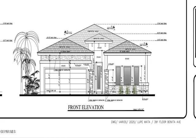Photo 1 of Single family home for sale at 391 Flor Bonita Ave, Socorro, TX 79927 | MLS# 949198 | Listing updated on 2026-08-17