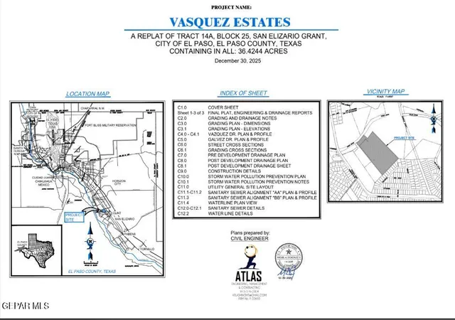 Photo 2 of Land for sale at 711 S Vasquez Dr, San Elizario, TX 79849 | MLS# 950337 | Listing updated on 2026-09-01