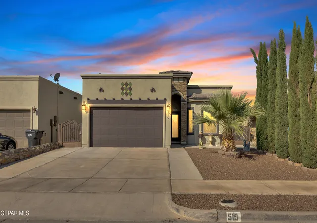 Photo 1 of Single family home for sale at 519 Emerald Dunes Pl, Horizon City, TX 79928 | MLS# 953317 | Listing updated on 2026-10-28