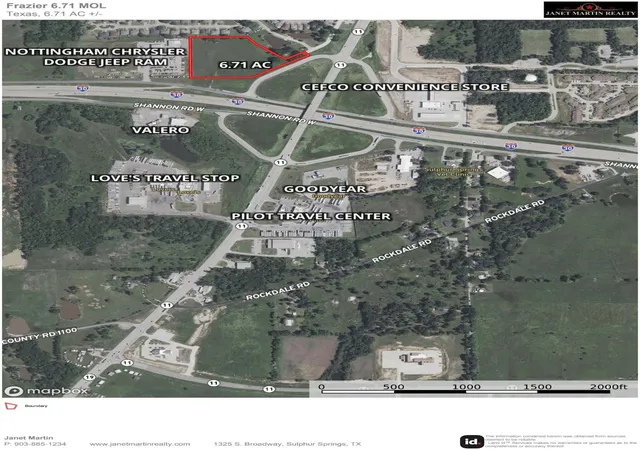 Photo 2 of Land for sale at Tbd Interstate Hwy 30 Cor, Sulphur Springs, TX 75482 | MLS# 20187073 | Listing updated on 2026-09-30