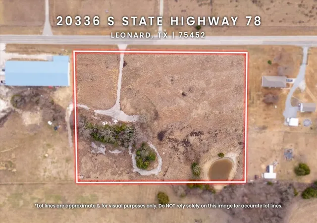 Photo 3 of Land for sale at 20336 S State Hwy 78, Leonard, TX 75452 | MLS# 20224630 | Listing updated on 2026-07-21